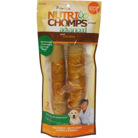 Nutri Chomps Advanced Twists Dog Treat Chicken Flavor - 2 count