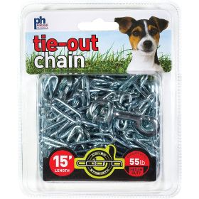 Prevue Pet Products 15 Foot Tie-Out Chain Medium Duty