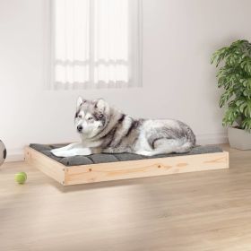 Solid Wood Pine Dog Bed 40"x29.1"x3.5" (W x D x H)