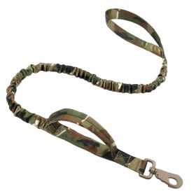 Bungee Tactical Dog Leash (Specifications (length * width): 100 - 150 cm, Colors: Military Green)